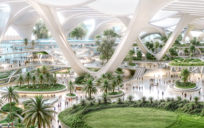 Dubai Airport DWC inside