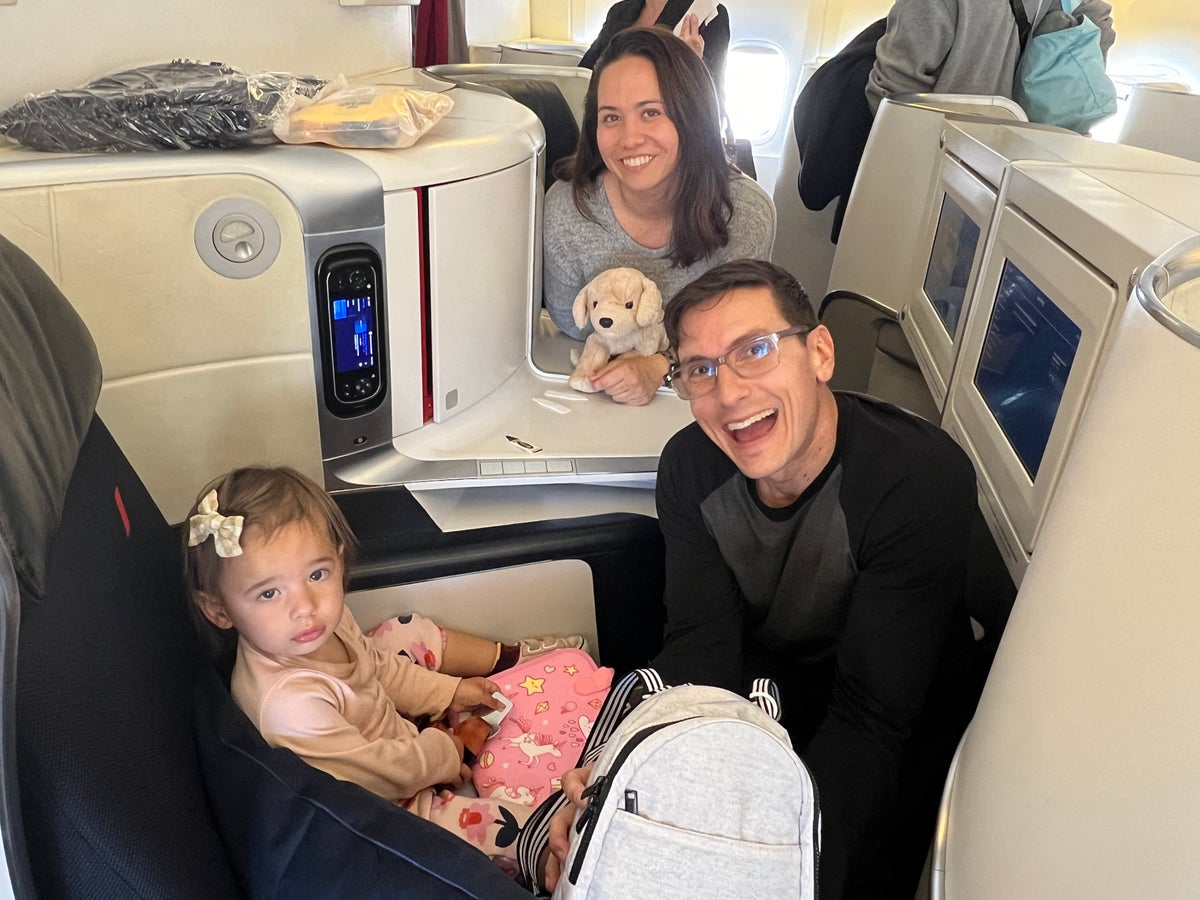Flying with a Toddler Air France Business