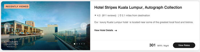Hotel Stripes Kuala Lumpur Autograph Collection cash price