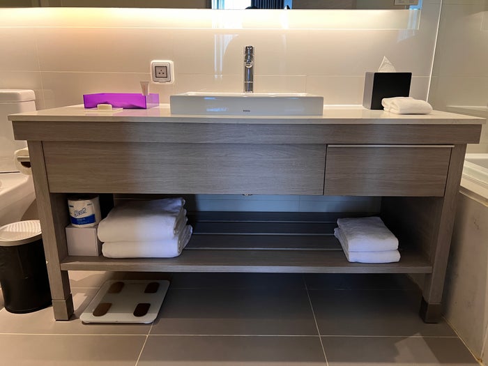 Hyatt Place Bangkok Sukhumvit bathroom vanity Hyatt Place Bangkok Sukhumvit bathroom vanity
