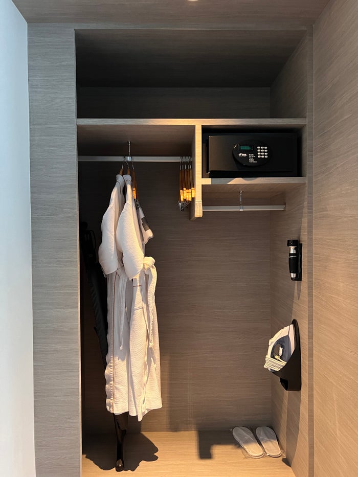 Hyatt Place Bangkok Sukhumvit bedroom closet with iron and safe Hyatt Place Bangkok Sukhumvit bedroom closet with iron and safe