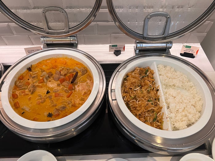 Hyatt Place Bangkok Sukhumvit breakfast pad thai and rice Hyatt Place Bangkok Sukhumvit breakfast pad thai and rice