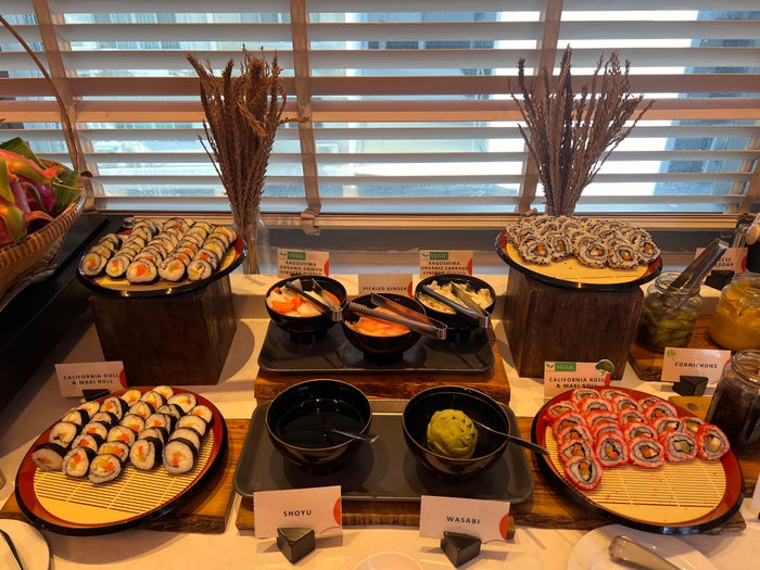 Hyatt Place Bangkok Sukhumvit breakfast sushi options Hyatt Place Bangkok Sukhumvit breakfast sushi options