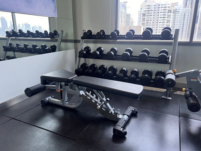 Hyatt Place Bangkok Sukhumvit fitness center free weights Hyatt Place Bangkok Sukhumvit fitness center free weights