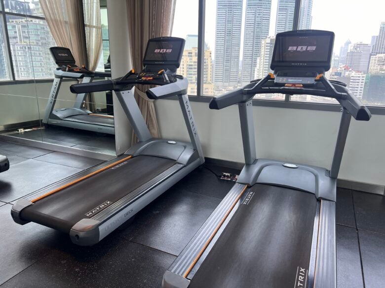 Hyatt Place Bangkok Sukhumvit fitness center treadmills