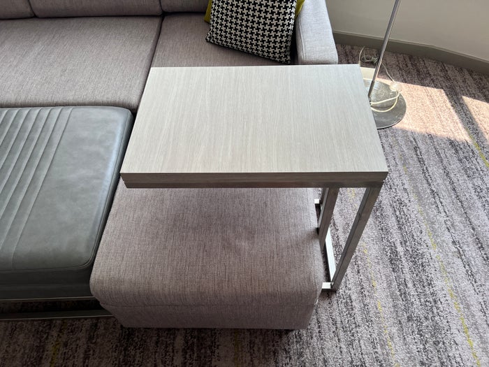Hyatt Place Bangkok Sukhumvit living room sofa tray table Hyatt Place Bangkok Sukhumvit living room sofa tray table