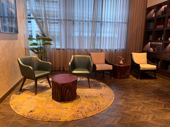 Hyatt Place Bangkok Sukhumvit lobby seating section Hyatt Place Bangkok Sukhumvit lobby seating section