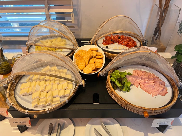 Hyatt Place Bangkok Sukhumvit meat and cheese selection Hyatt Place Bangkok Sukhumvit meat and cheese selection