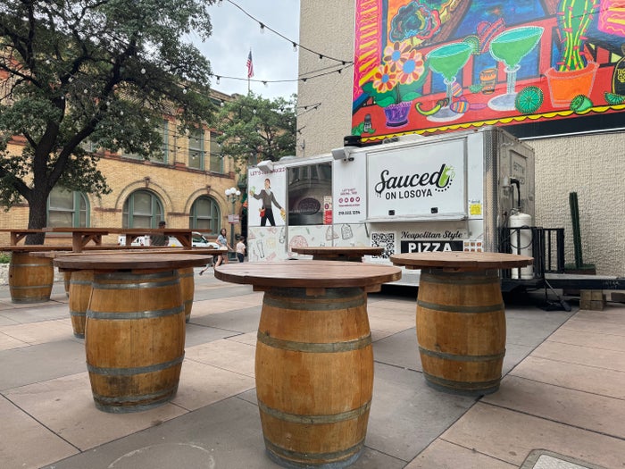 Hyatt Regency San Antonio Riverwalk Sauced food truck Hyatt Regency San Antonio Riverwalk Sauced food truck