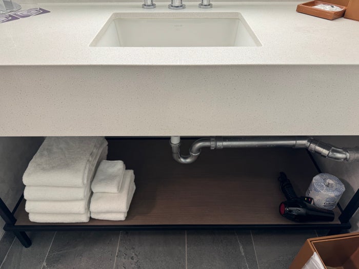 Hyatt Regency San Antonio Riverwalk bathroom shelf under sink Hyatt Regency San Antonio Riverwalk bathroom shelf under sink