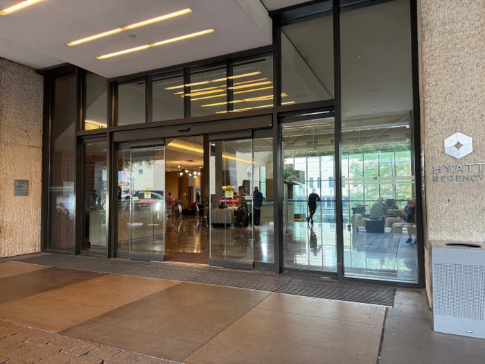 Hyatt Regency San Antonio Riverwalk front door Hyatt Regency San Antonio Riverwalk front door
