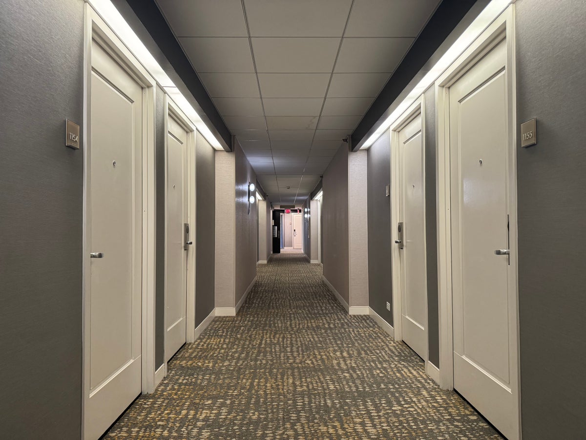 Hyatt Regency San Antonio Riverwalk guest floor hallway