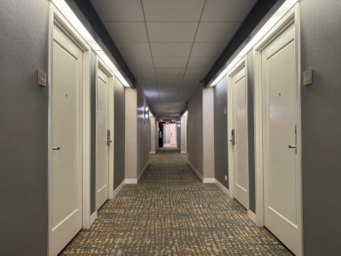 Hyatt Regency San Antonio Riverwalk guest floor hallway Hyatt Regency San Antonio Riverwalk guest floor hallway