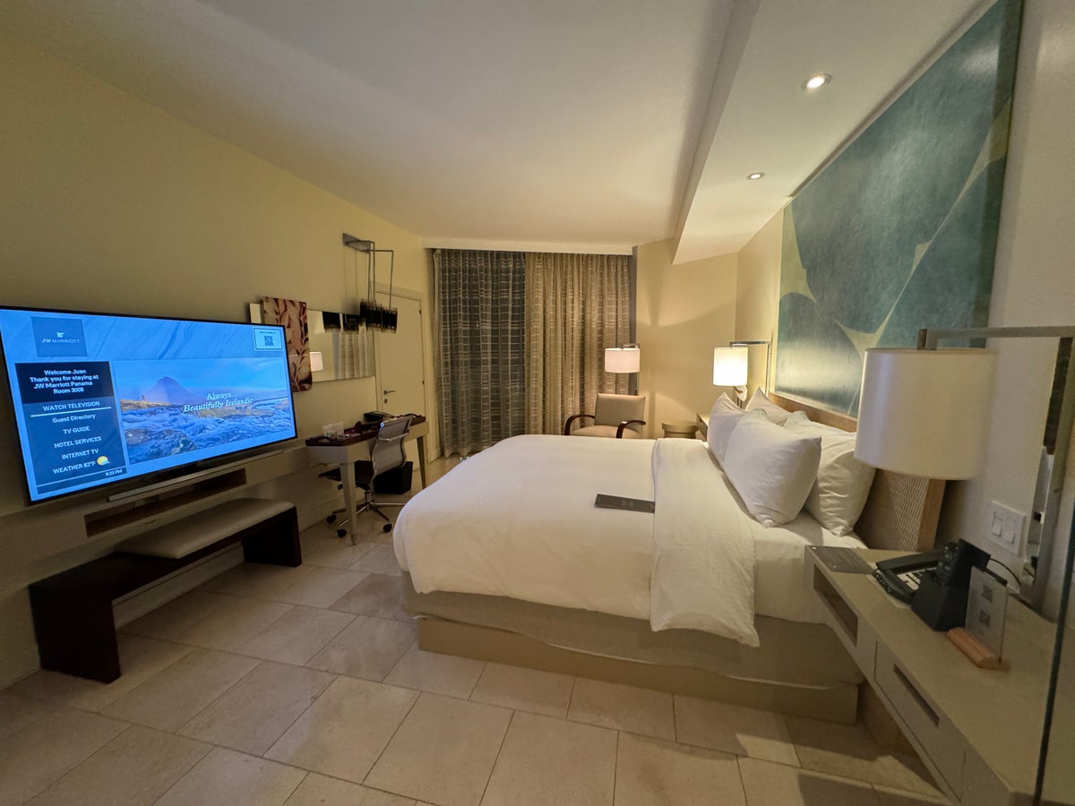 JW Marriott Panama Bedroom with TV