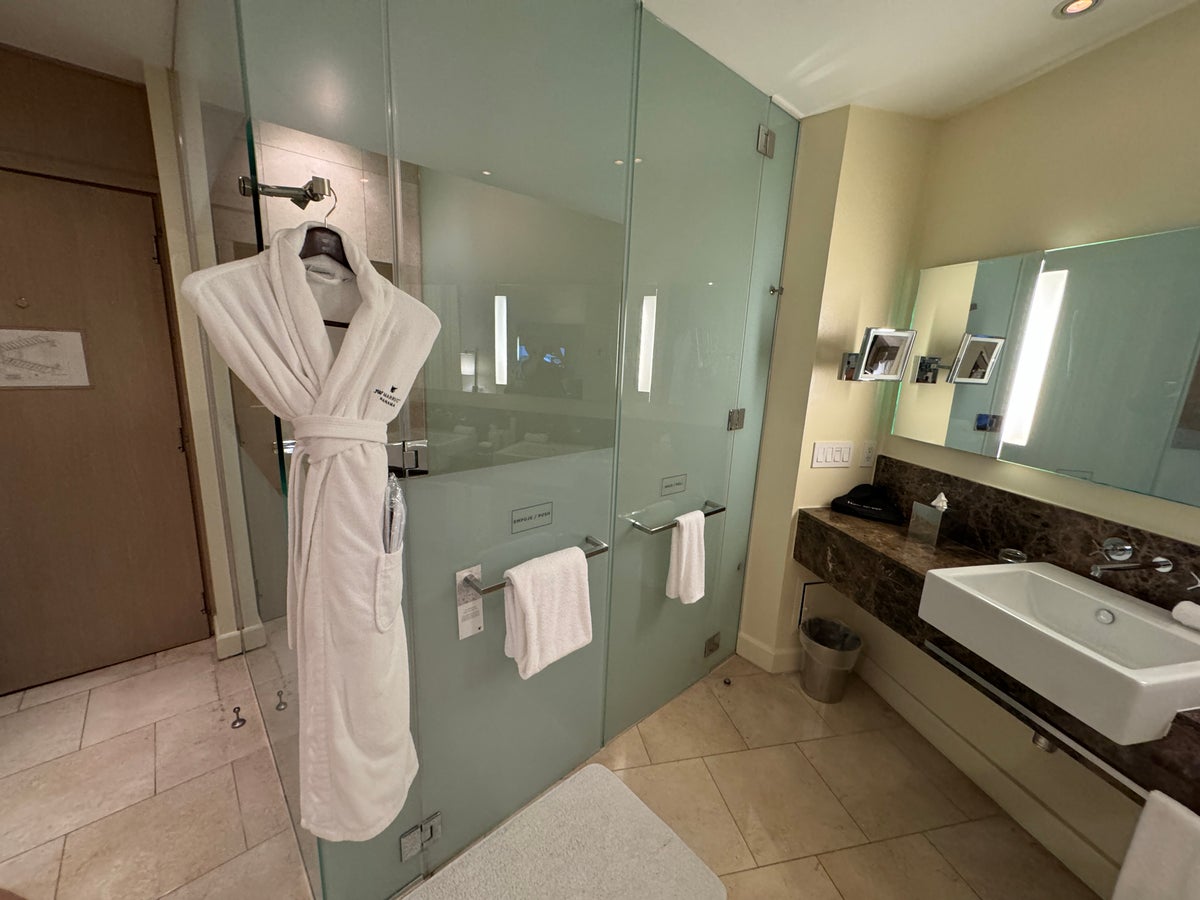 JW Marriott Panama Shower toilet and robe