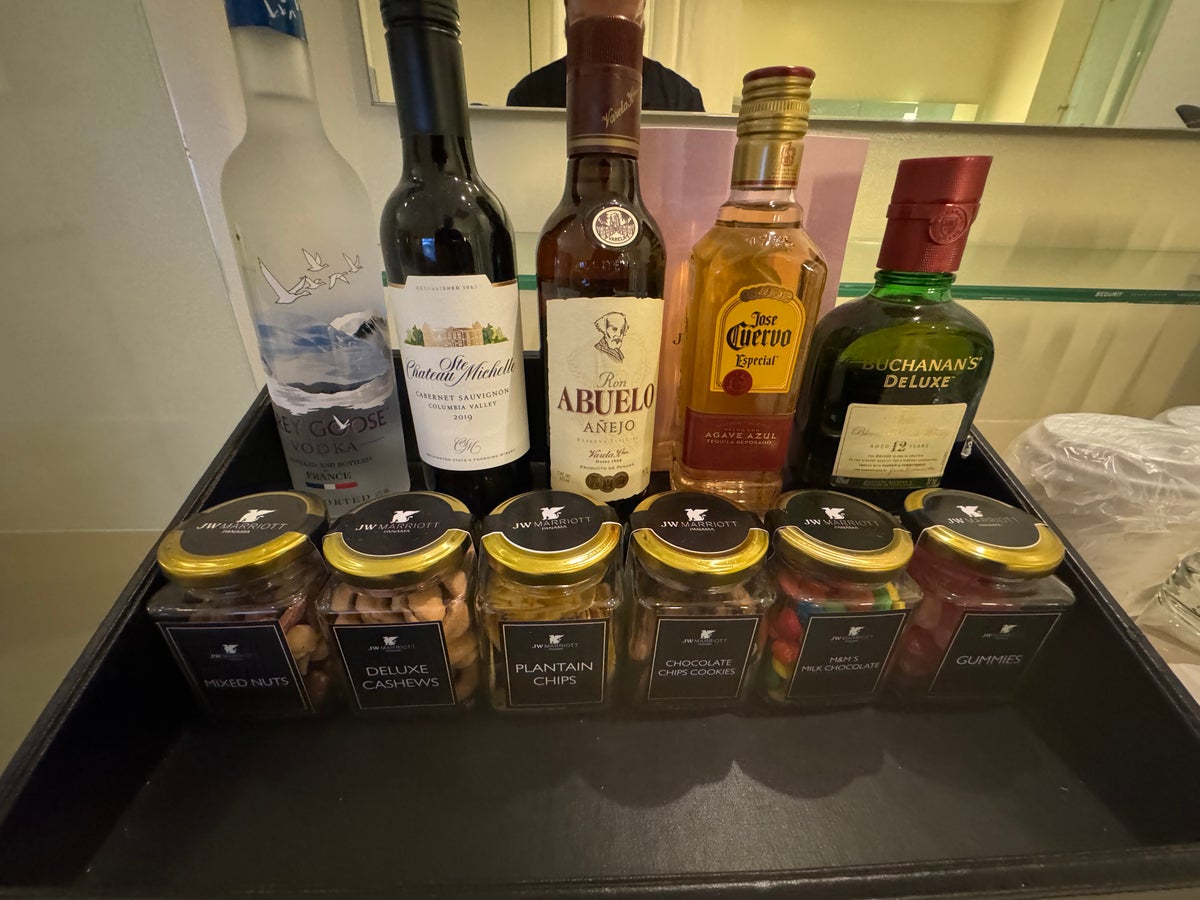 JW Marriott Panama Snacks and Drinks for Purchase