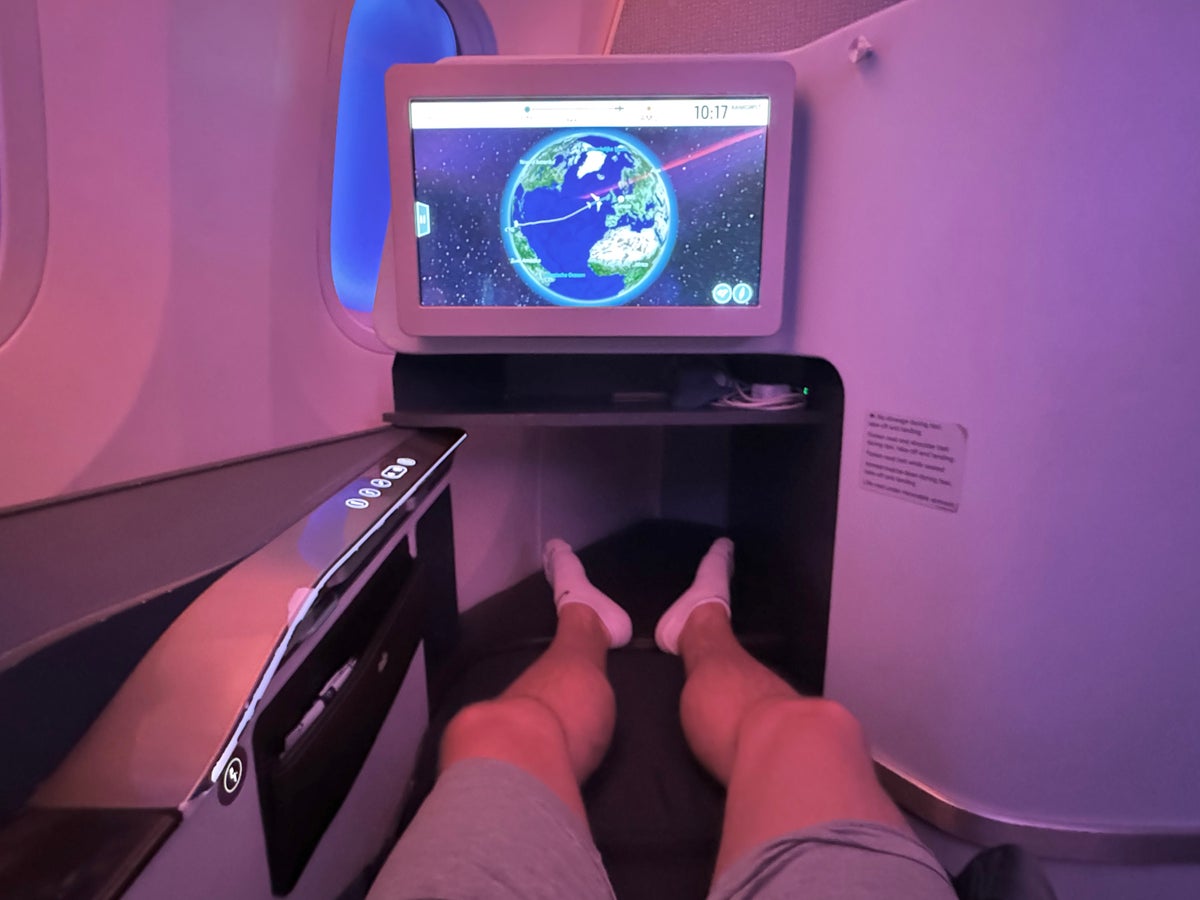 KLM Boeing 78X Business Class seat 