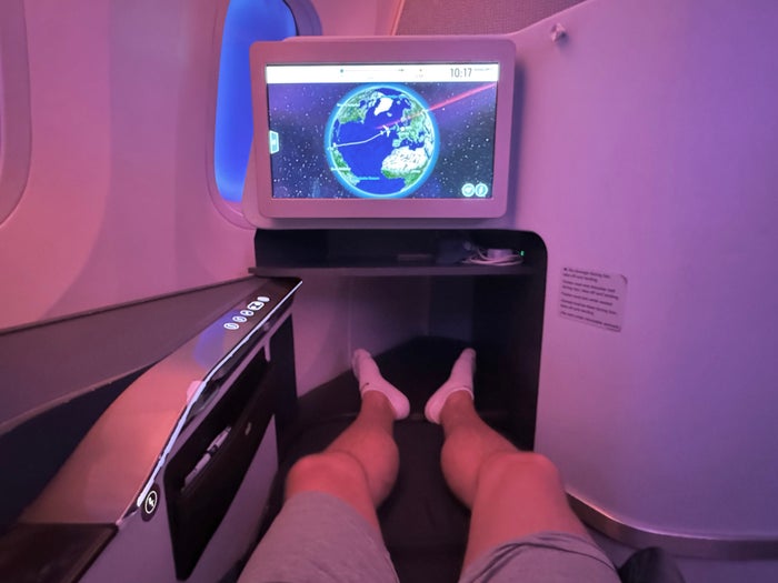KLM Boeing 78X Business Class seat 