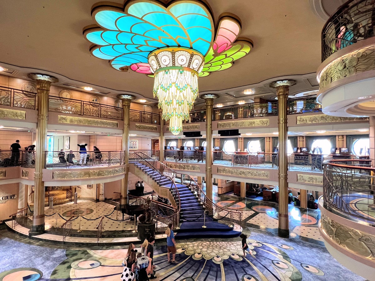 Lobby atrium on Disney Fantasy