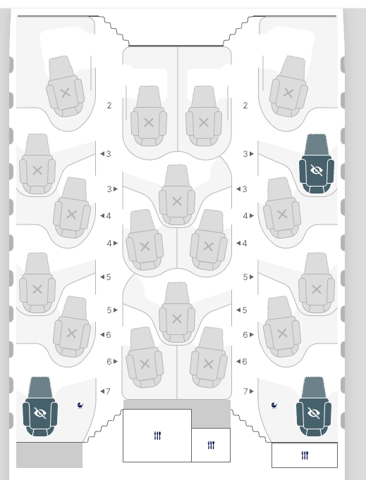Lufthansa Allegris Seat Map Suites