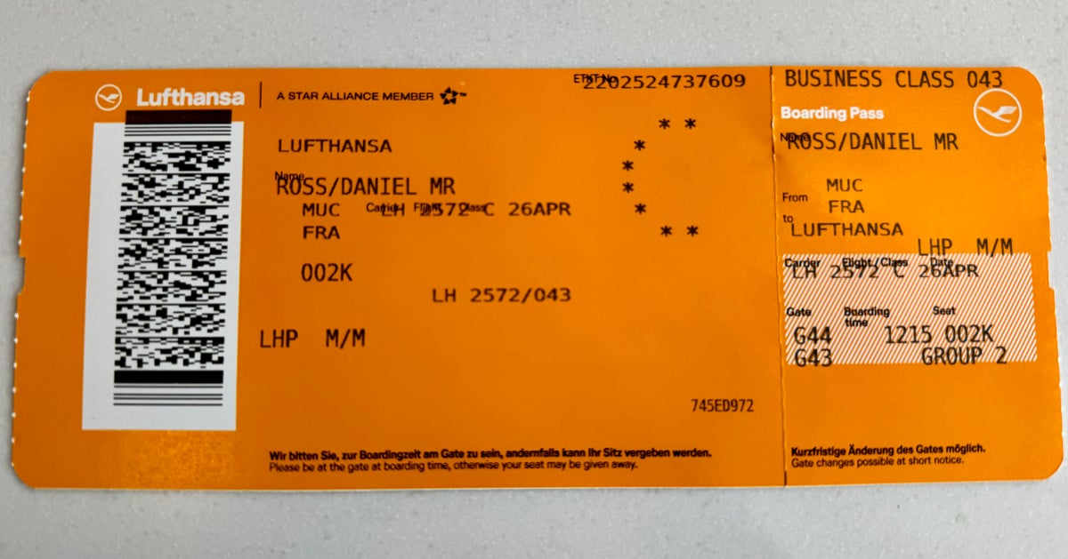 Lufthansa Allegris first flight 13