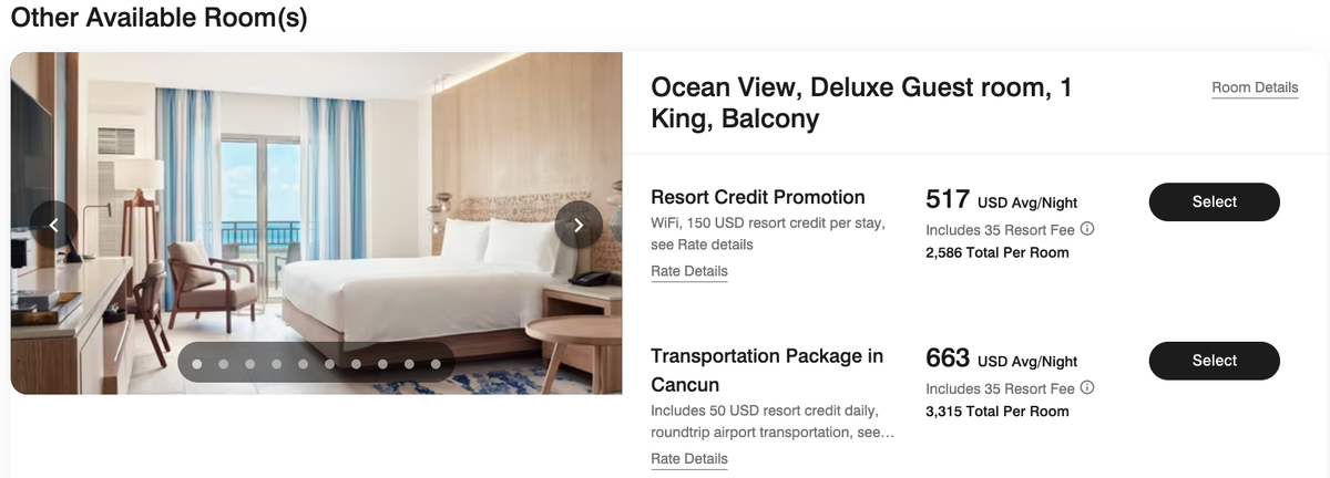 Marriott Cancun Pricing