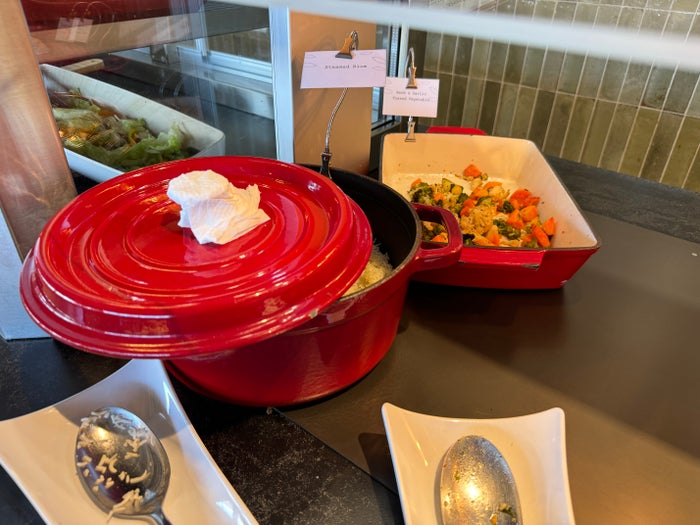 Plaza Premium Lounge NBO hot buffet