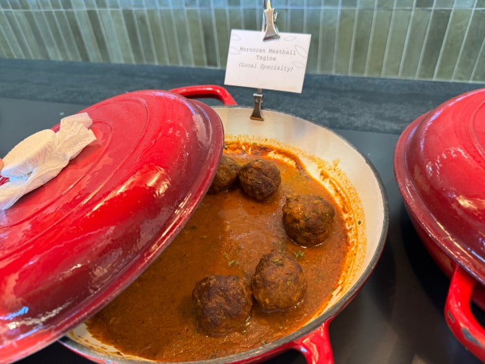Plaza Premium Lounge NBO meatballs