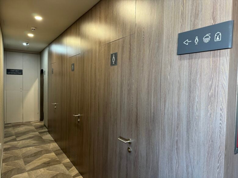 Plaza Premium Lounge NBO restrooms