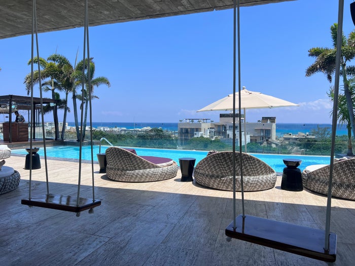 Rooftop pool at Thompson Playa del Carmen Main House
