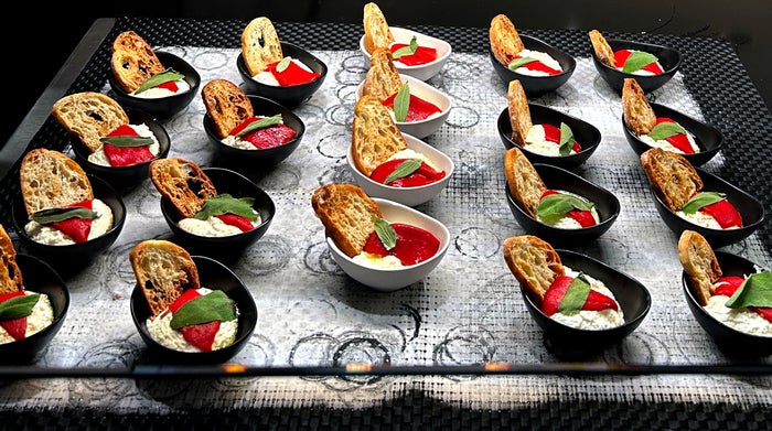 Sapphire lounge LGA fresh ricotta