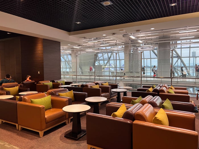 Thai Airways Royal Silk Lounge another seating area Thai Airways Royal Silk Lounge another seating area
