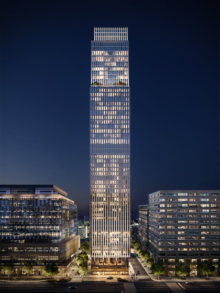 The Detroit EDITION tower The Detroit EDITION tower
