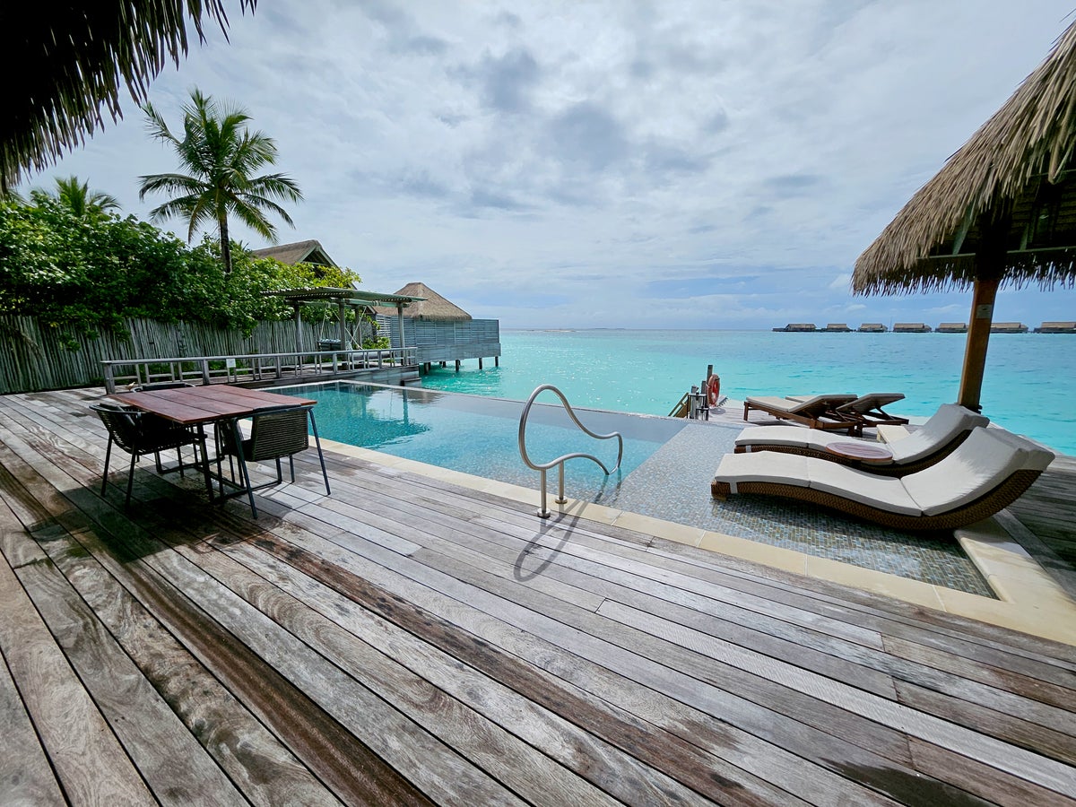 Waldorf Maldives deck