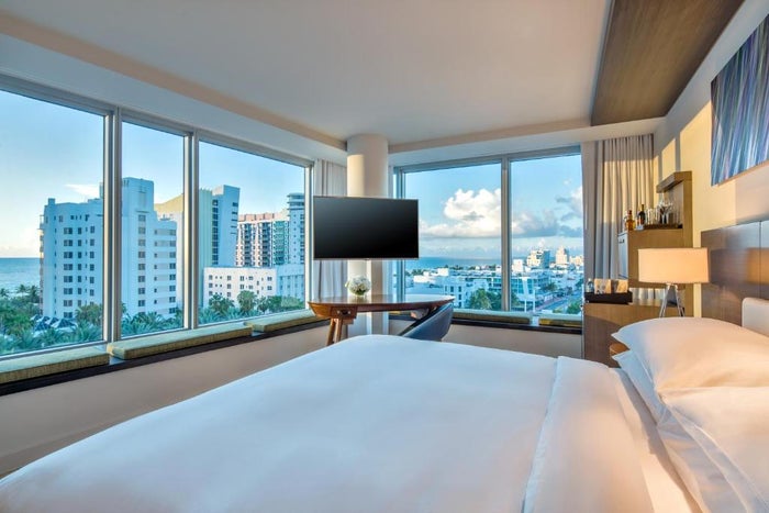 hyatt centric bedroom south beach