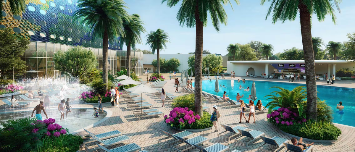 uor stella nova resort pool rendering a