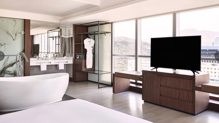 A One Bedroom Suite at the AC Hotel Santiago Costanera Center
