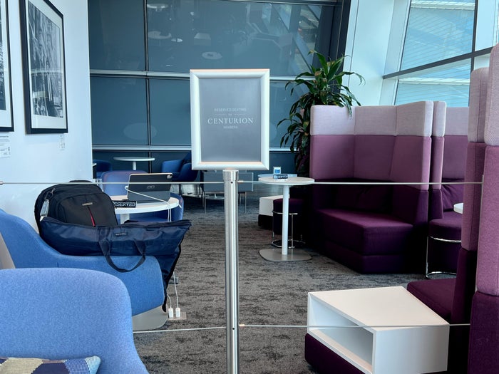 Amex Centurion Lounge at JFK Centurion Area