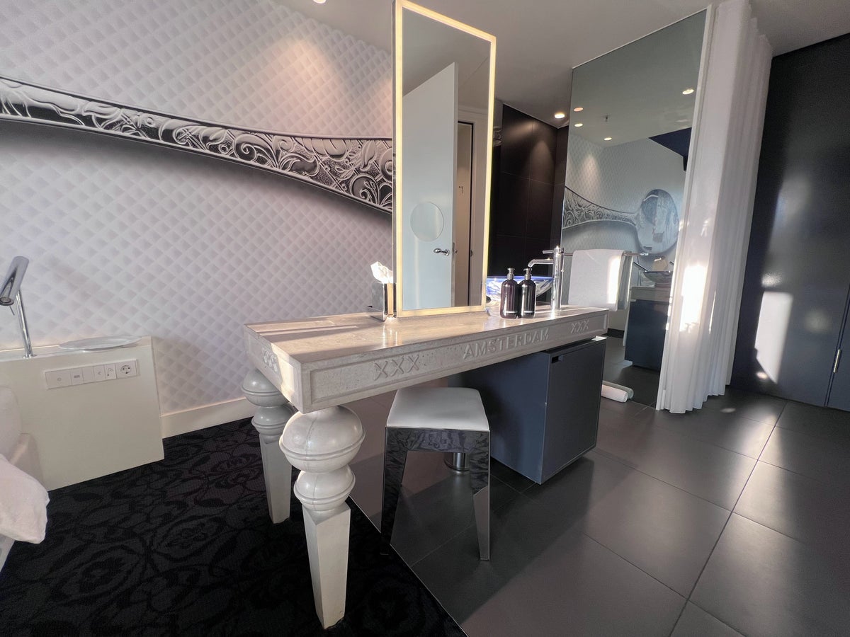 Andaz Amsterdam guestroom vanity