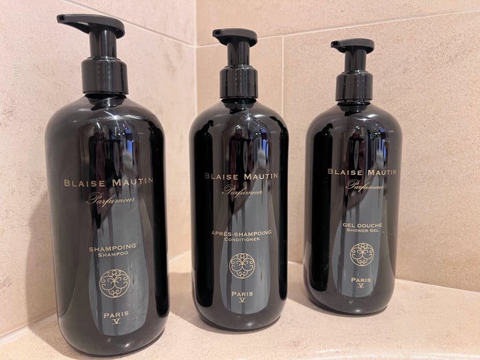 Bath products at Park Hyatt Paris Bath products at Park Hyatt Paris