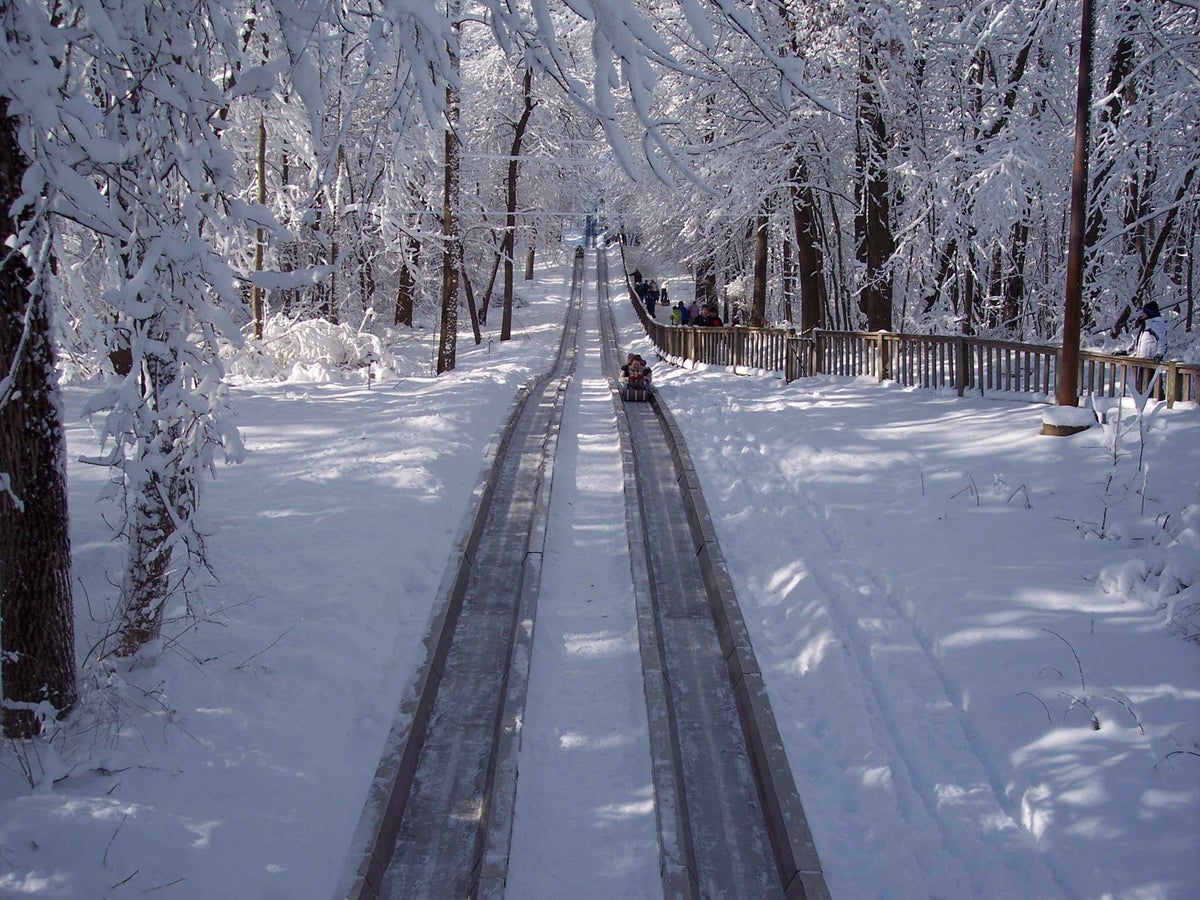 Pokagon State Park in Winter