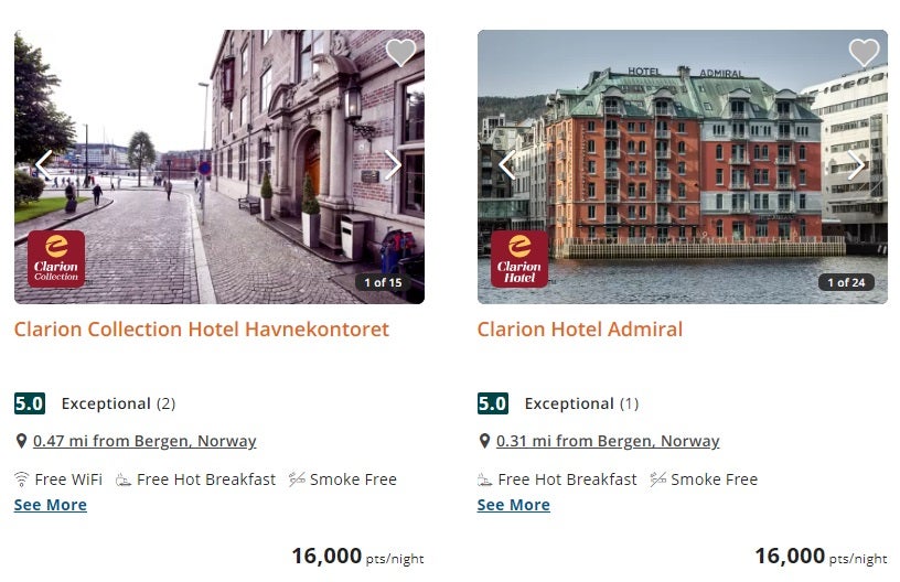 Clarion Hotel Bergen Book with Points