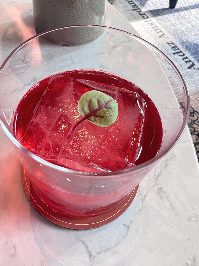 Cocktail at Andaz Amsterdam Cocktail at Andaz Amsterdam
