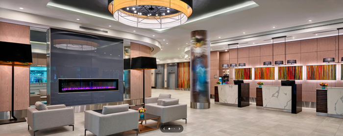 Delta Hotels Edmonton Centre Suites lobby Delta Hotels Edmonton Centre Suites lobby