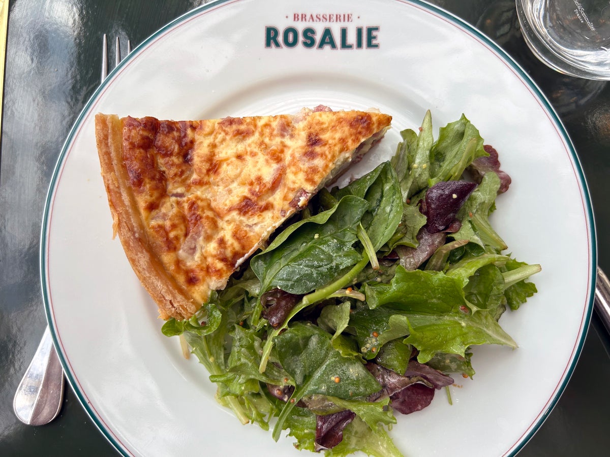 Disneyland Paris Disney Village Brasserie Rosalie quiche lorraine