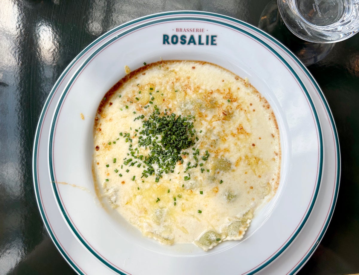 Disneyland Paris Disney Village Brasserie Rosalie ravioli app