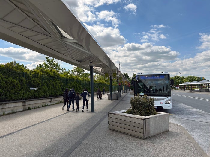 Disneyland Paris bus stop Disneyland Paris bus stop