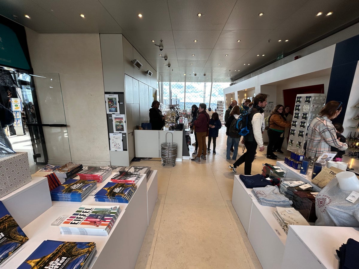 Eiffel Tower second floor shop