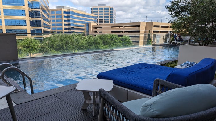 Embassy Suites by Hilton The Woodlands at Hughes Landing amenities pool Embassy Suites by Hilton The Woodlands at Hughes Landing amenities pool