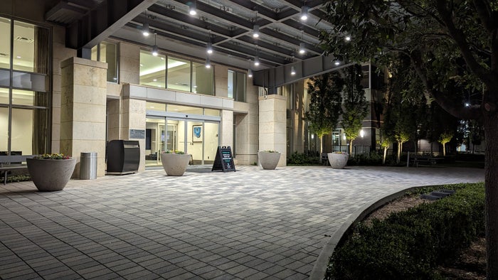 Embassy Suites by Hilton The Woodlands at Hughes Landing exterior front door Embassy Suites by Hilton The Woodlands at Hughes Landing exterior front door